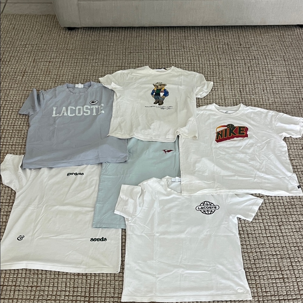 Lacoste Light Gray Short Sleeve Tee